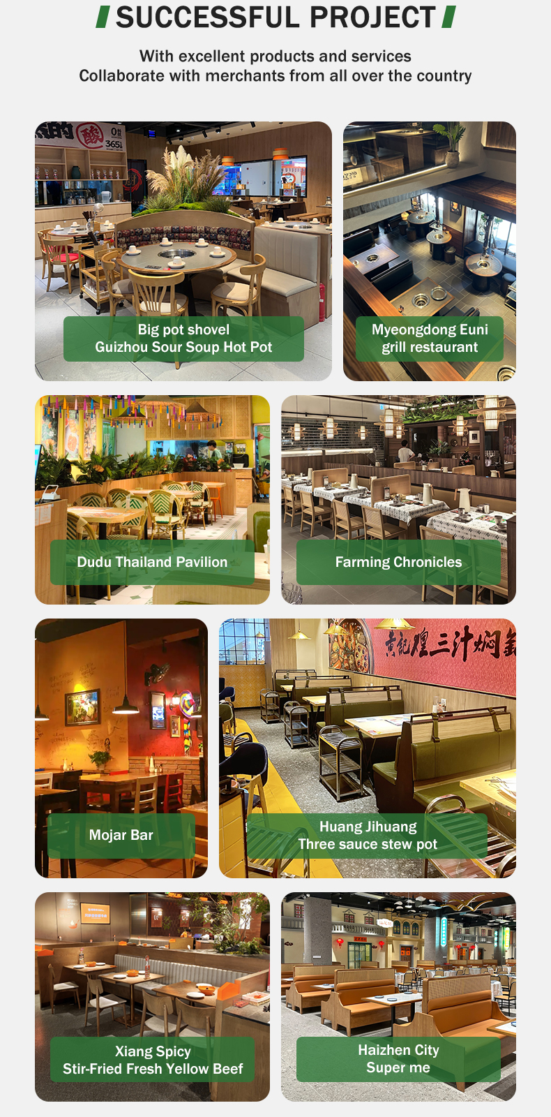 Light Luxury Commercial Restaurant Furniture Set Metal Dining Chairs Sintered Stone Dining Table and Booth Sofas for Cafe Hotel