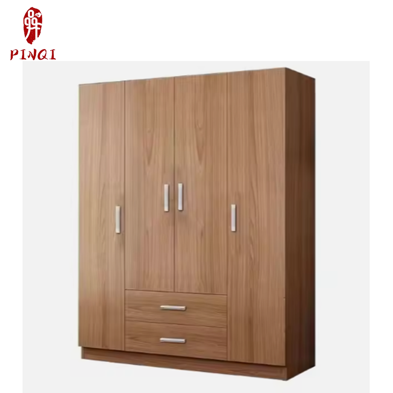 Customized Best Sellers Wardrobe Closet Storage Wardrobe Children 6 Doors 5Drawers Wooden Home Bedroom Furniture