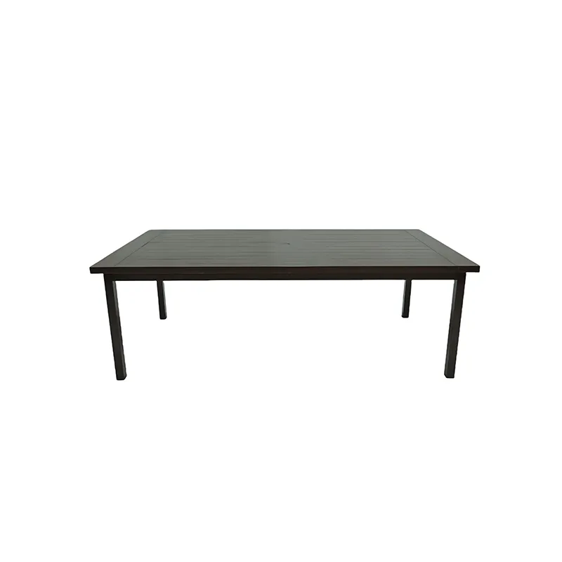 Dark Brown Furniture 7-Piece Outdoor/Patio Dining Table Sets with Table and 6 Chairs with Removable Cushion