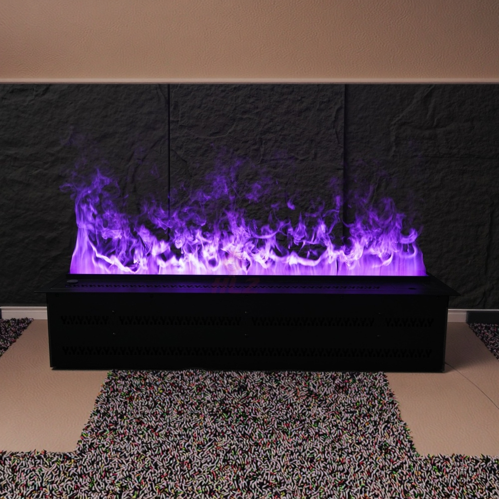 Factory Customize Indoor Insert Led Fire Place Wall Mounted Decor Electric Fireplace Automatic 3D Smart Water Vapor Fireplace