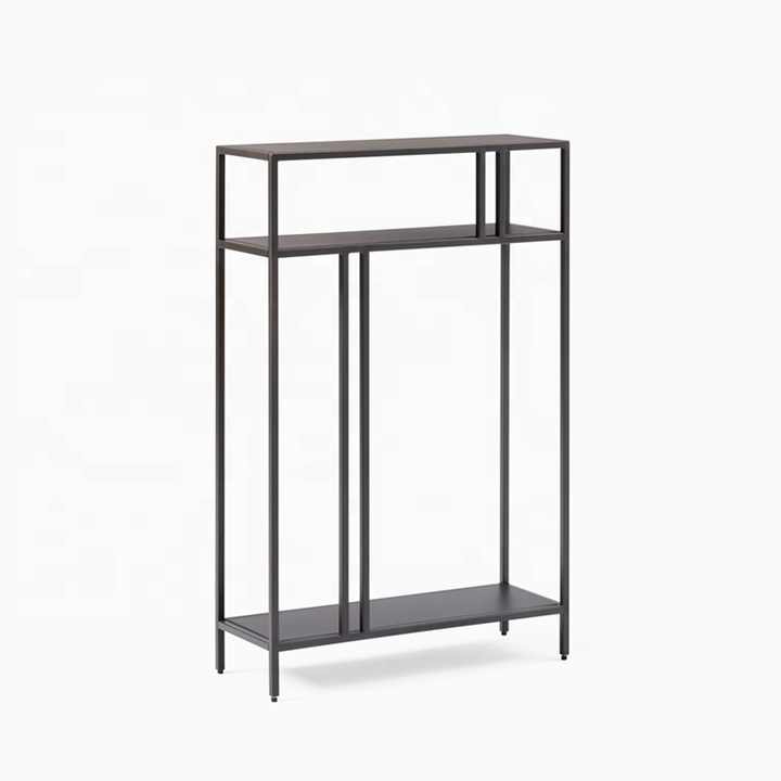 Entryway Console Table steel hallway display table narrow sofa side metal dressing console table for living room