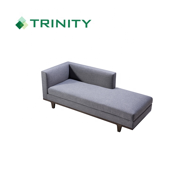 Luxury Custom Made Indoor Modern Upholstered Fabric Sofa Chair Chaise Lounge for Hotel Living Room Bedroom