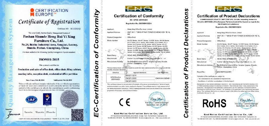 Official Product Certification