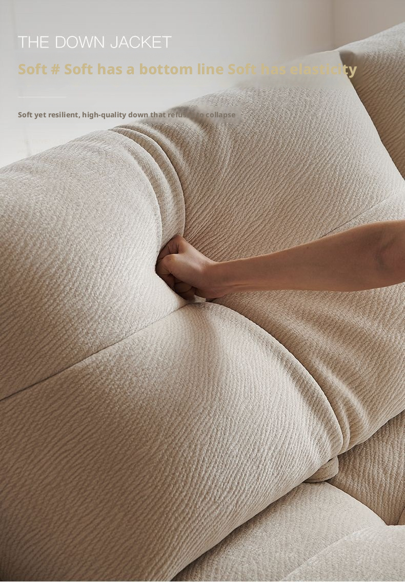 Fabric Sofa Movable Backrest pixel Sofa Mobile Backrest Living Room Modern Minimalist Sitting Deep Chenille
