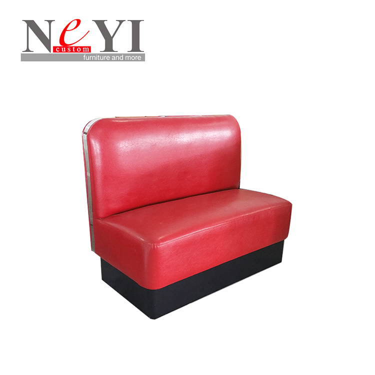 Luxury Black Marble Dining Table Chair Set Modern BT436 Restaurant Furniture for Club Cafe Pub Bar Restaurant Booth Seating
