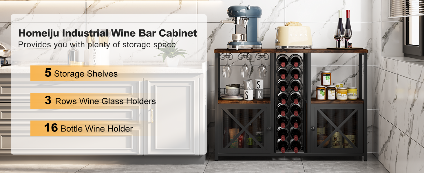 Wine Bar Cabinet View 2