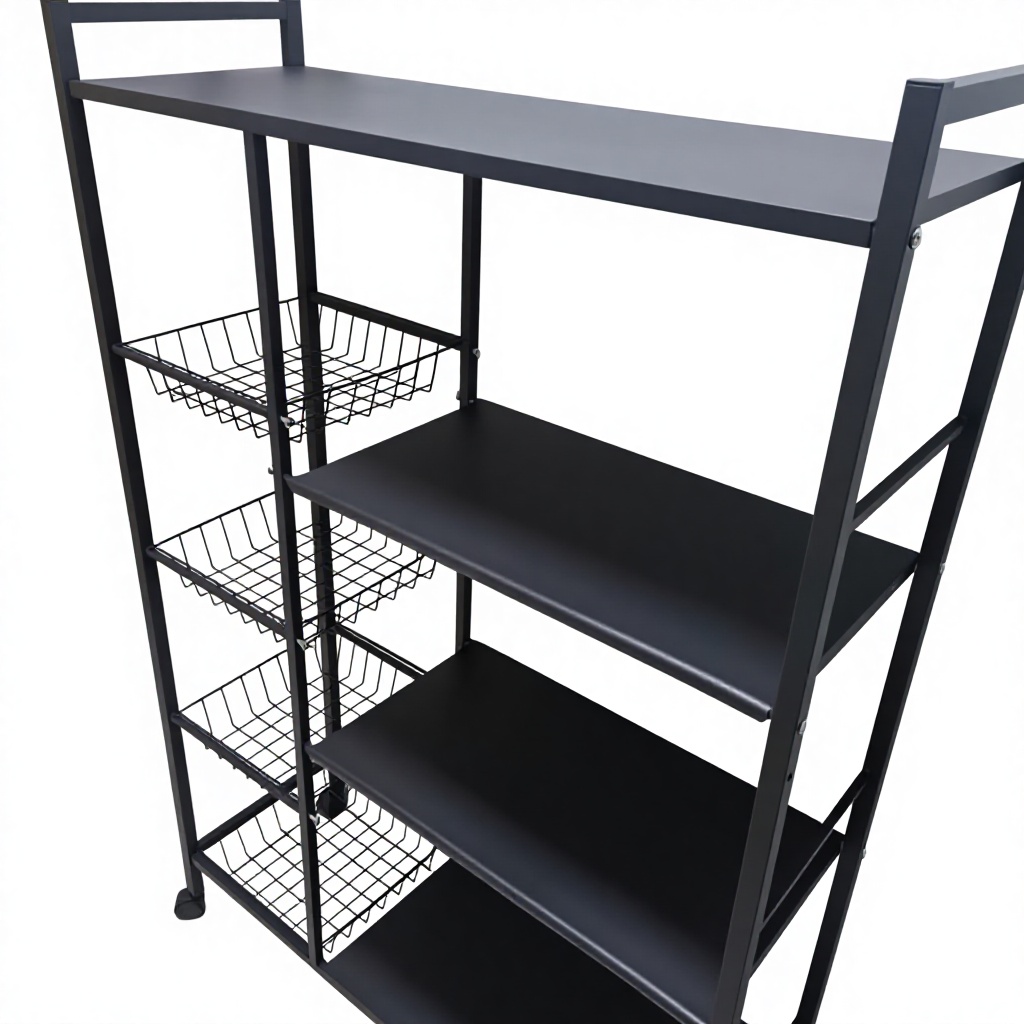 Kitchen Vegetable Basket Trolley