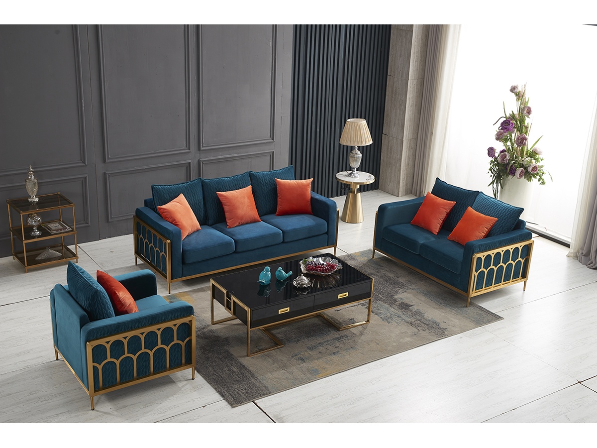 Factory Big Sale Luxury Modern Designed Living Room Furniture Genuine Leather 1 Seat 2 Seat 3 Seat Sofa Sectional