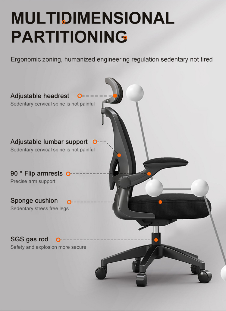 Mesh Office Chair Detail 1