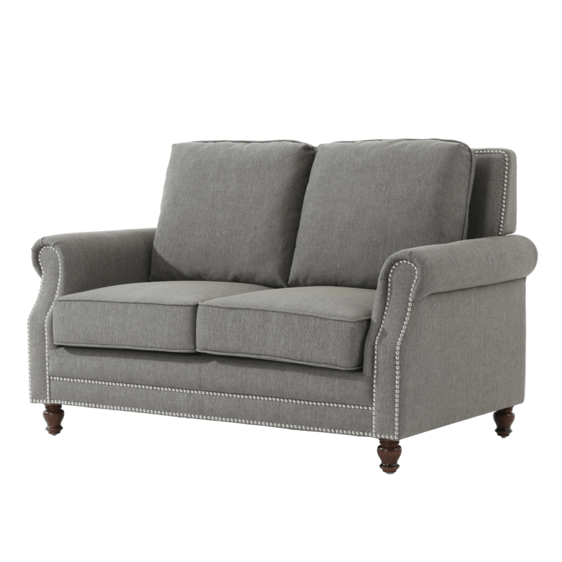 High Quality Fabric Sofa 2 Double Seat Modern European Style Upholstery Furniture for Living Room SM-1063-2