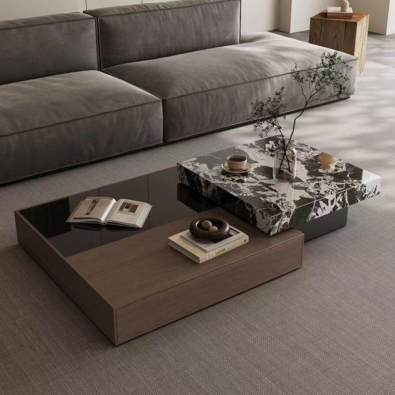 Multifunctional Storage Coffee Table for Living Room