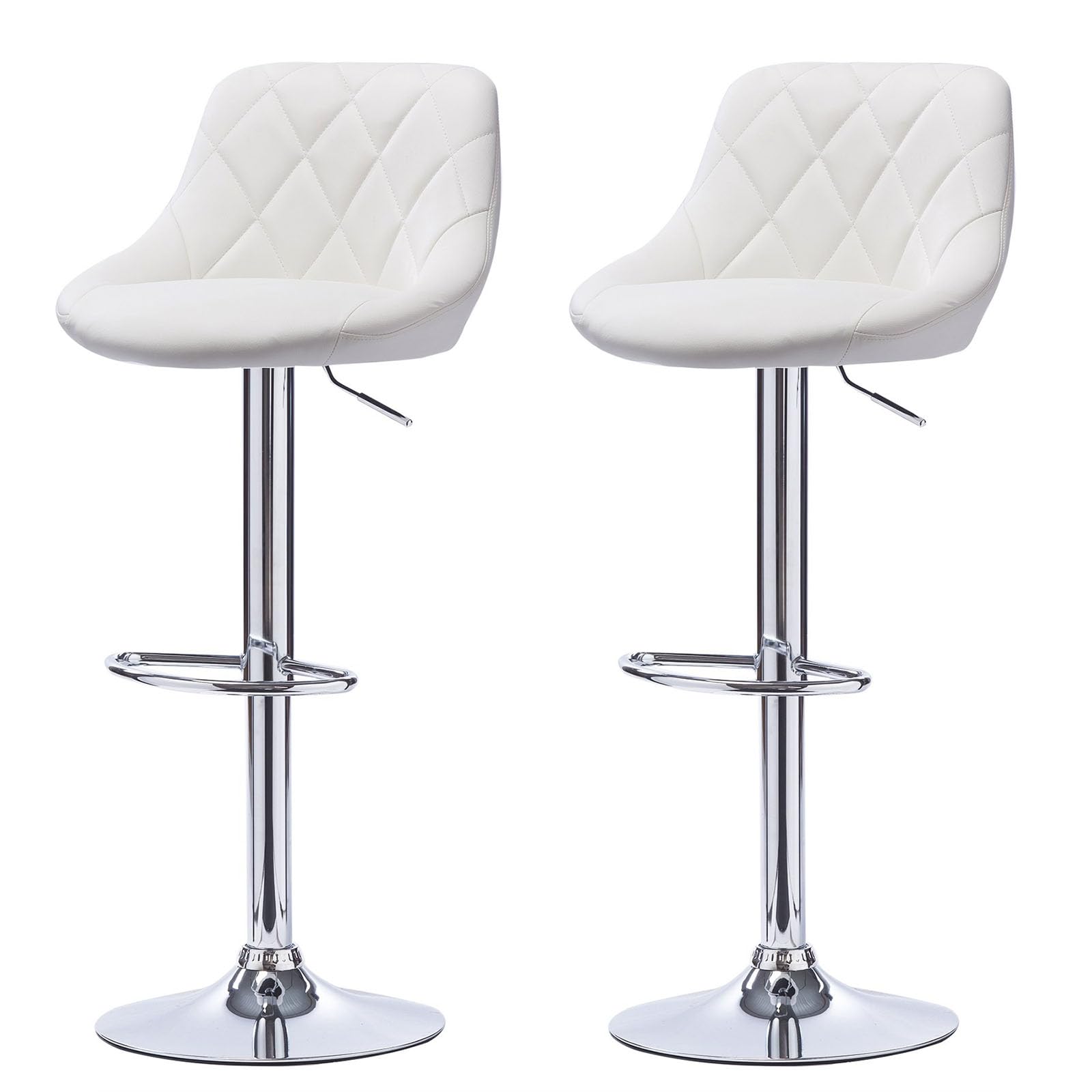Height Adjustment Ergonomic Swivel Bar Stool Bar Chairs for Kitchen With Footrest and Backrest