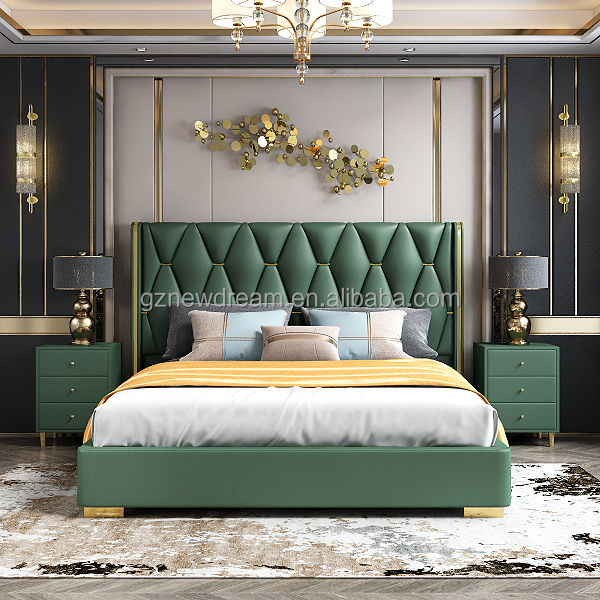 Luxury Natural Bedroom Nightstand BedsideTable
