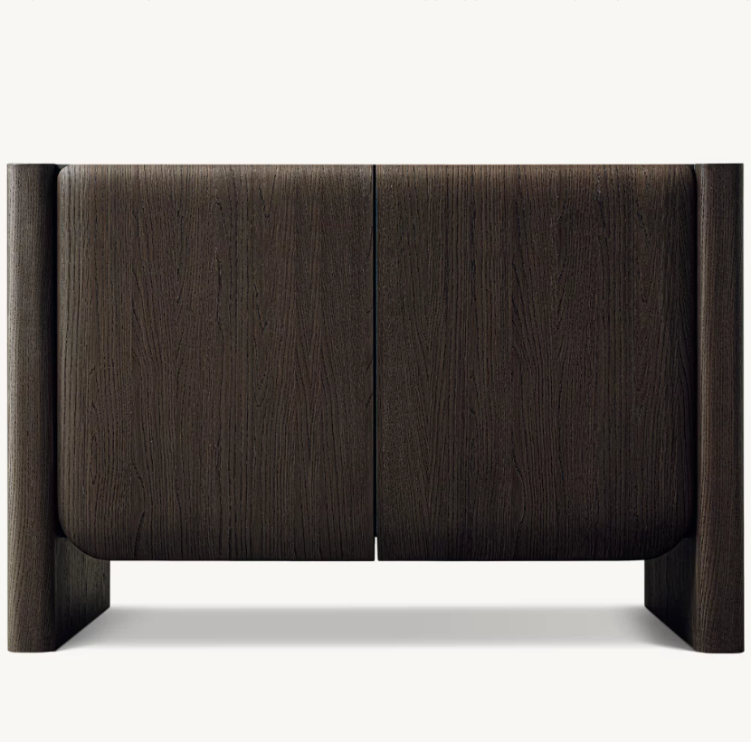 RH American-style Solid Wood Dining Cabinet Storage Cabinet Organizer Cabinet