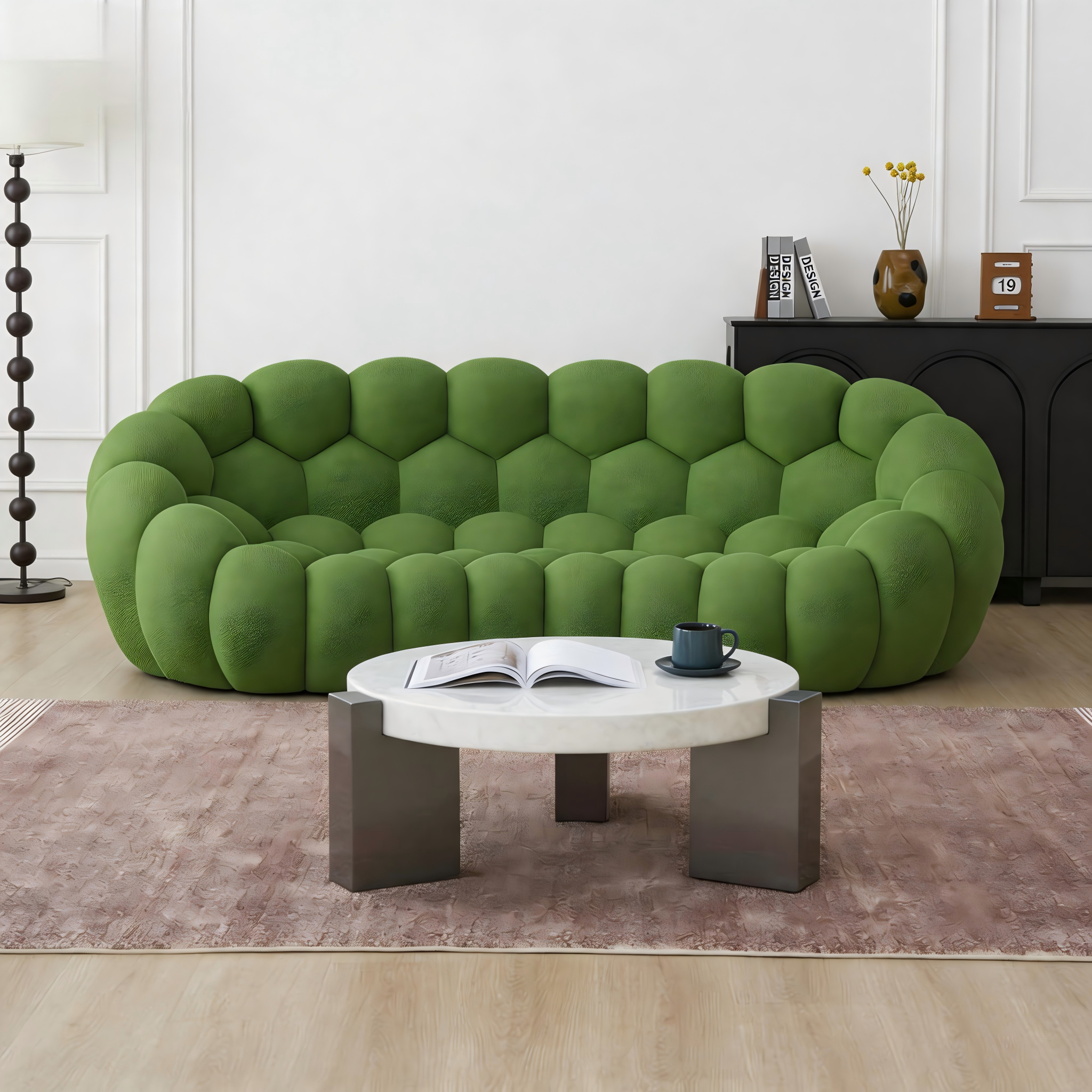 Modern Design Compressed Vacuum Sofa Creative Molded Shape Fabric Sectional Sofa Luxury Furniture For Apartment