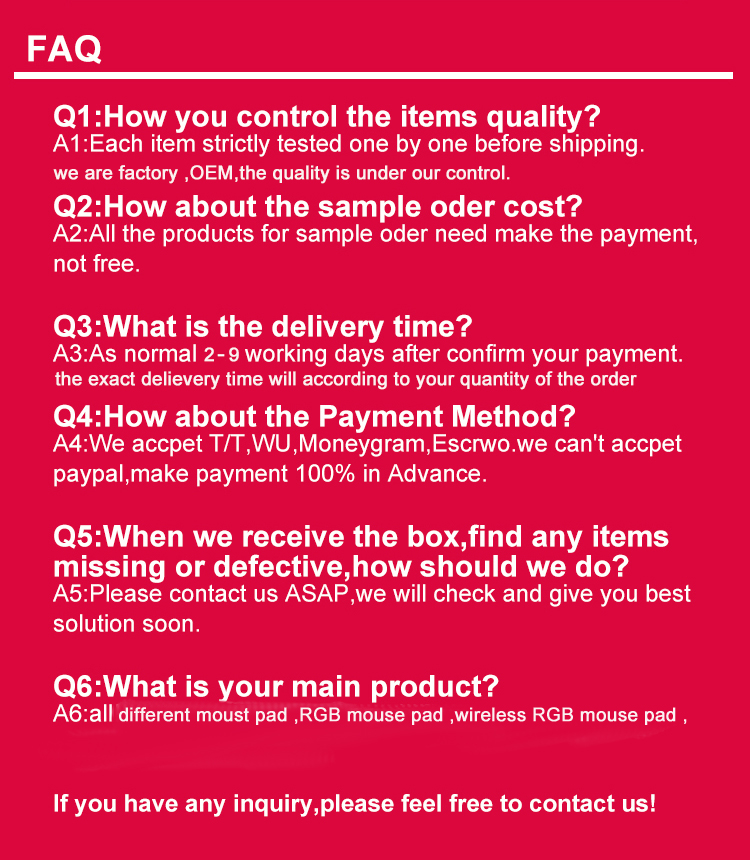 Frequently Asked Questions Map