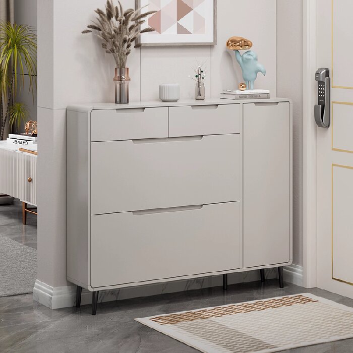Custom-Made Entryway Furniture with Shoe Storage Organizing Cabinets-Multipurpose Multipurpose Entry Cabinets