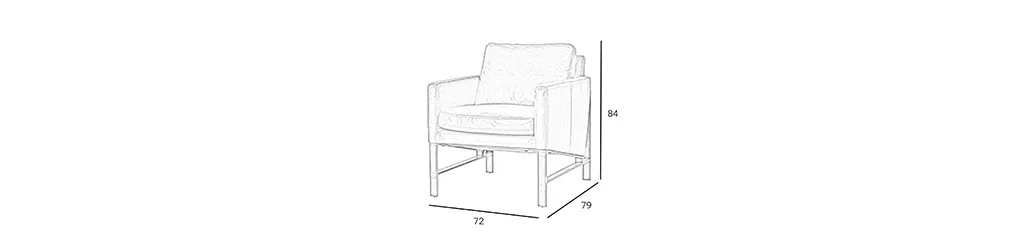 Arm Chair Dimensions Drawing