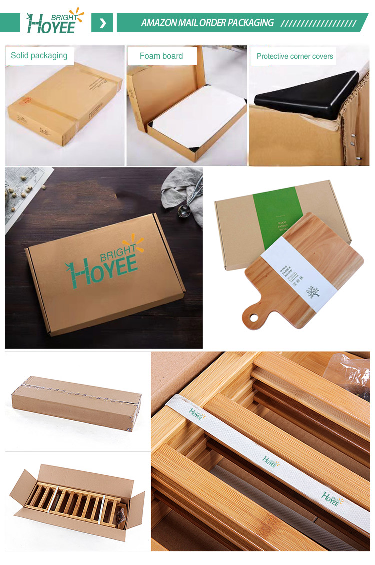 Bamboo shelf packaging standard