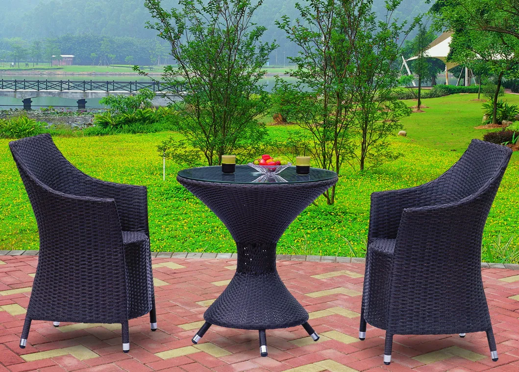 Antique Restaurant Hotel Resort Villa Dining Room Rattan Table and Chair Set Design 5