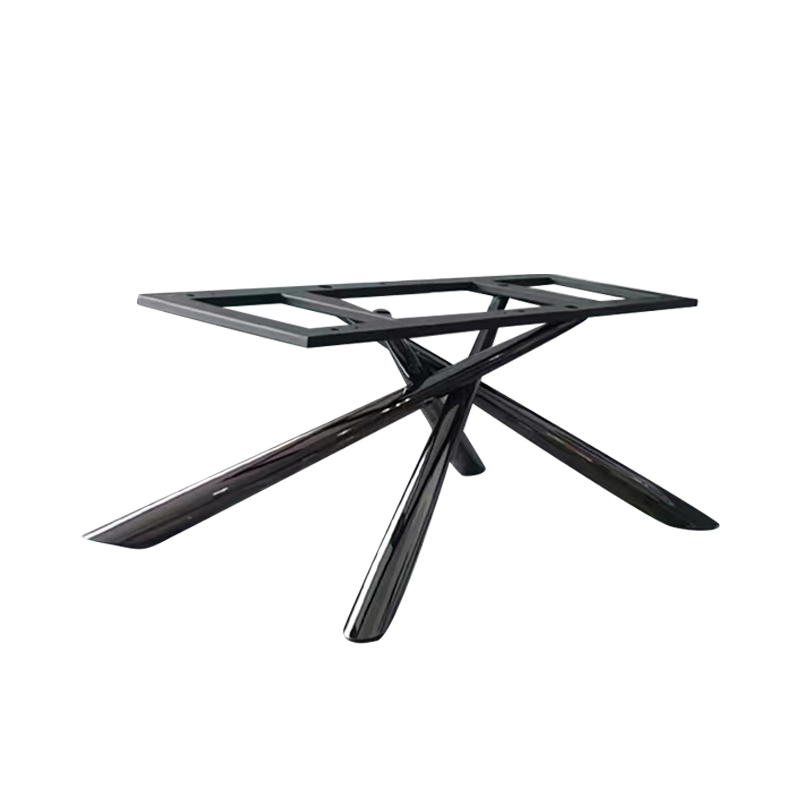 Modern Home Dining Metal Leg Furniture Coffee Marble Banquet Dining Table Furniture Set