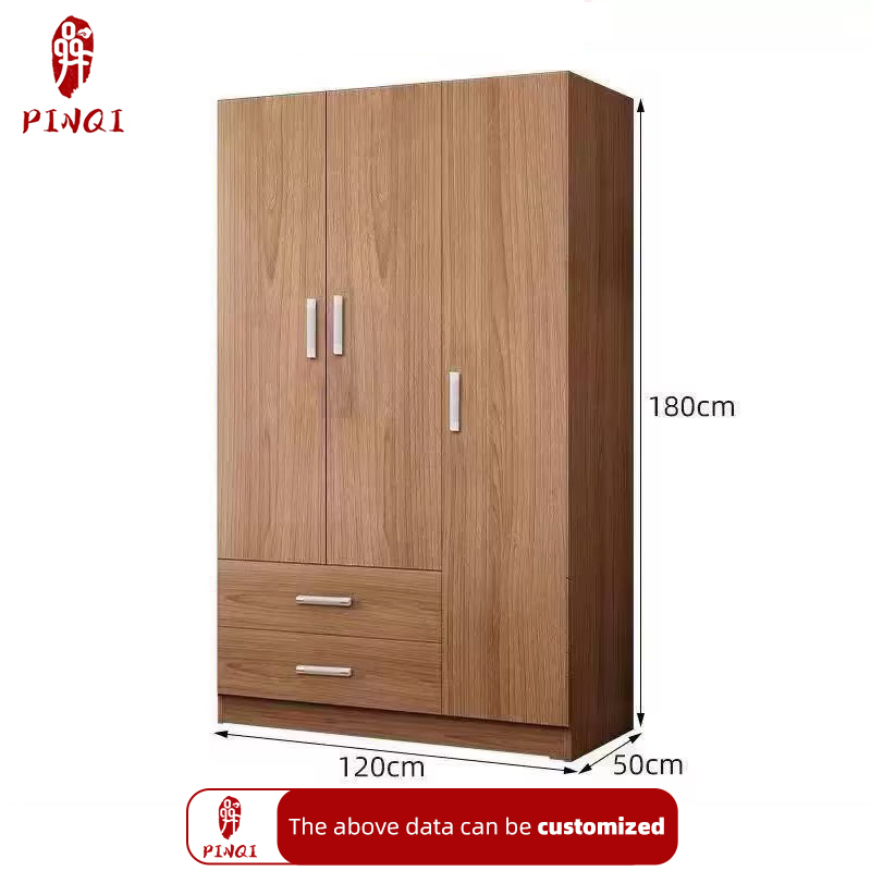 Customized Best Sellers Wardrobe Closet Storage Wardrobe Children 6 Doors 5Drawers Wooden Home Bedroom Furniture
