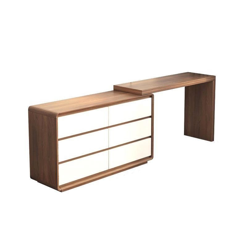 Chinese Style Solid Wood Dressing Table Simple Modern Bedroom Cupboard Integrated Vanity Small Apartment Corner Storage Cabinet