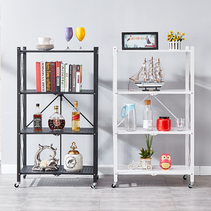 Folding Mobile Shelf Wheeled Mobility
