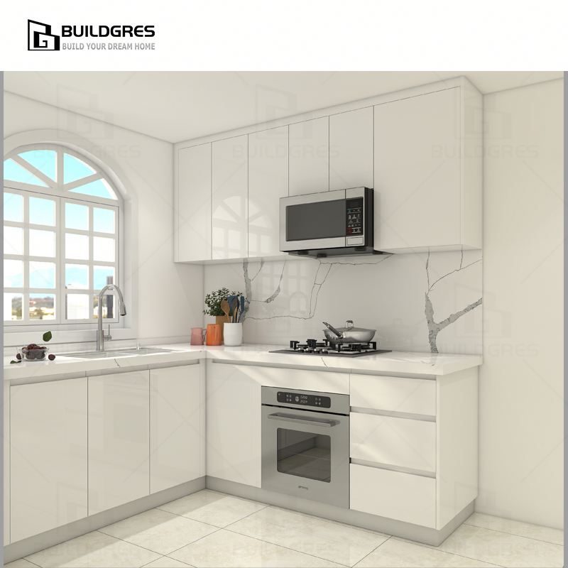 Buildgres Cabinet With Sink and Low Cost Small Set Appliances Space Saving Inset White Oven Microwave Kitchen Cabinets