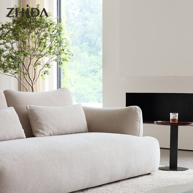 White Modular Sectional Sofas Comfortable Accent Furniture Extendable Chaise Corner Sofa for Living Room