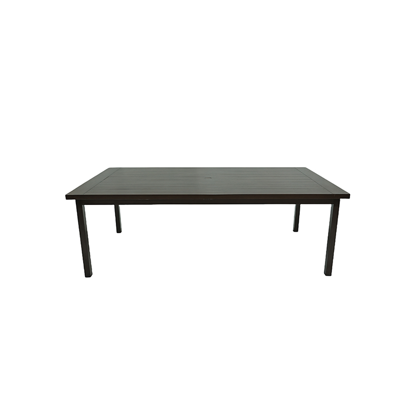 Dark Brown Furniture 7-Piece Outdoor/Patio Dining Table Sets with Table and 6 Chairs with Removable Cushion