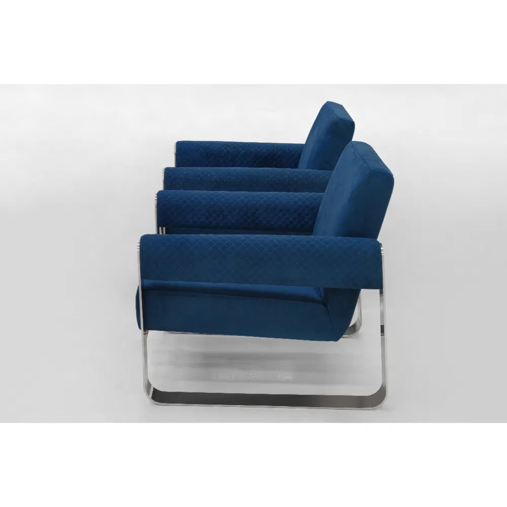 Foshan Modern Home Living Room Quilted Armrest Accent Chair Furniture