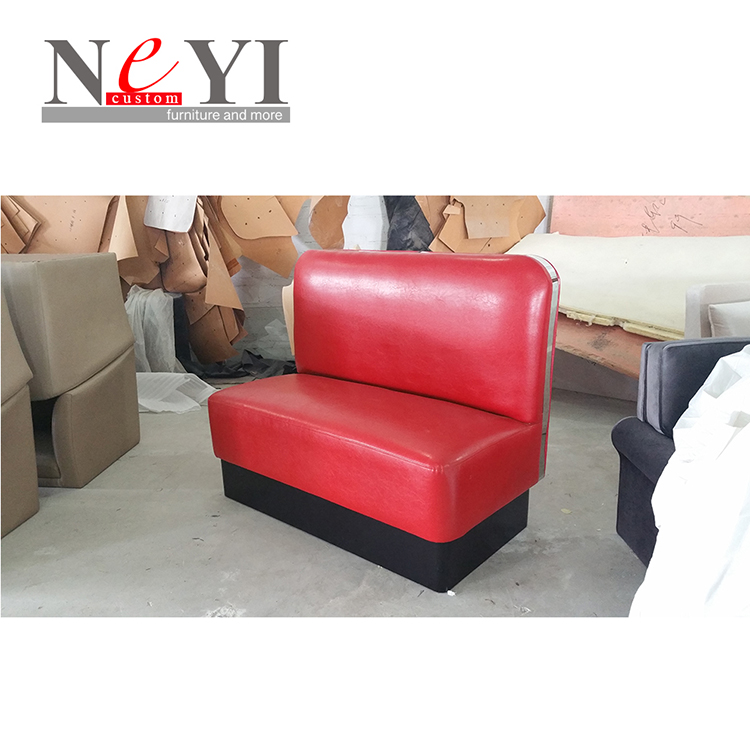 Luxury Black Marble Dining Table Chair Set Modern BT436 Restaurant Furniture for Club Cafe Pub Bar Restaurant Booth Seating