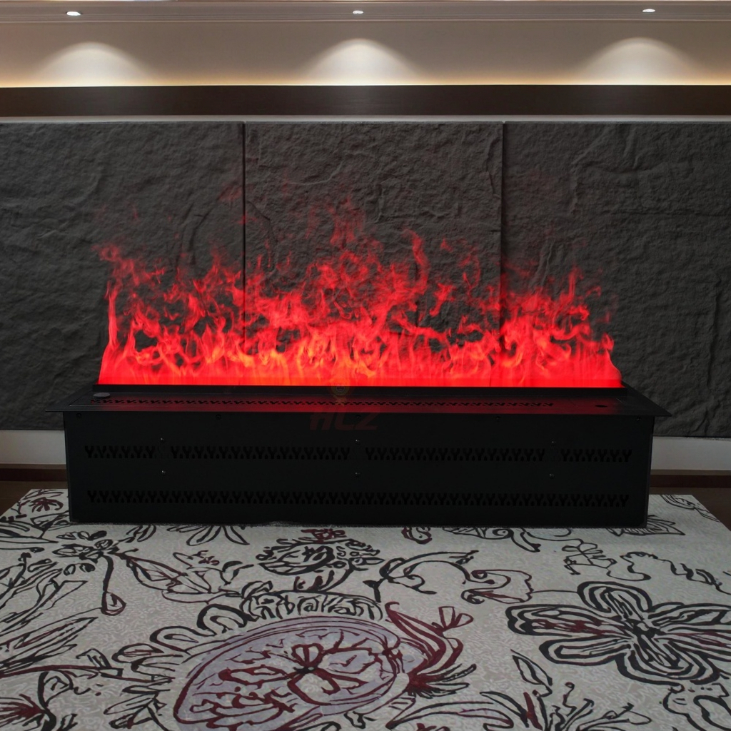 Factory Customize Indoor Insert Led Fire Place Wall Mounted Decor Electric Fireplace Automatic 3D Smart Water Vapor Fireplace