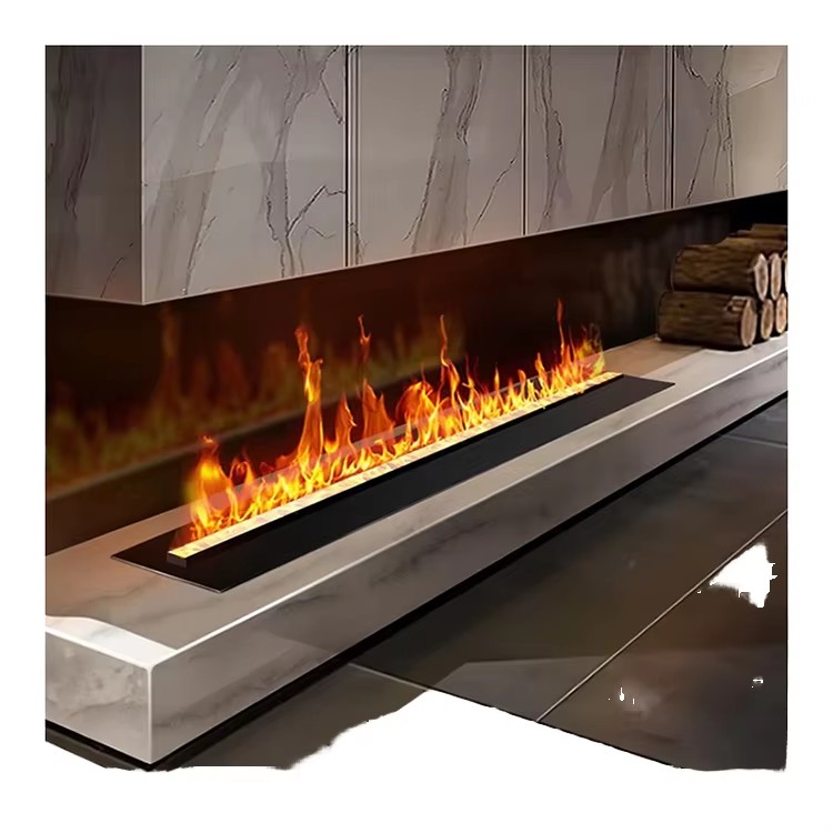 Factory Customize Indoor Insert Led Fire Place Wall Mounted Decor Electric Fireplace Automatic 3D Smart Water Vapor Fireplace