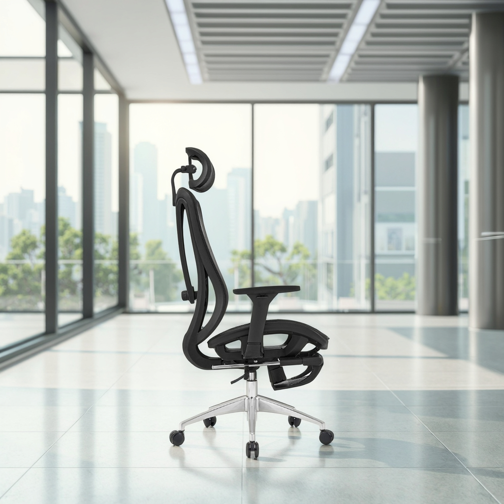 Mesh Conference Meeting Room Gaming Task Computer Boss Luxury Executive Home Office Ergonomic Swivel Chair With Footrest