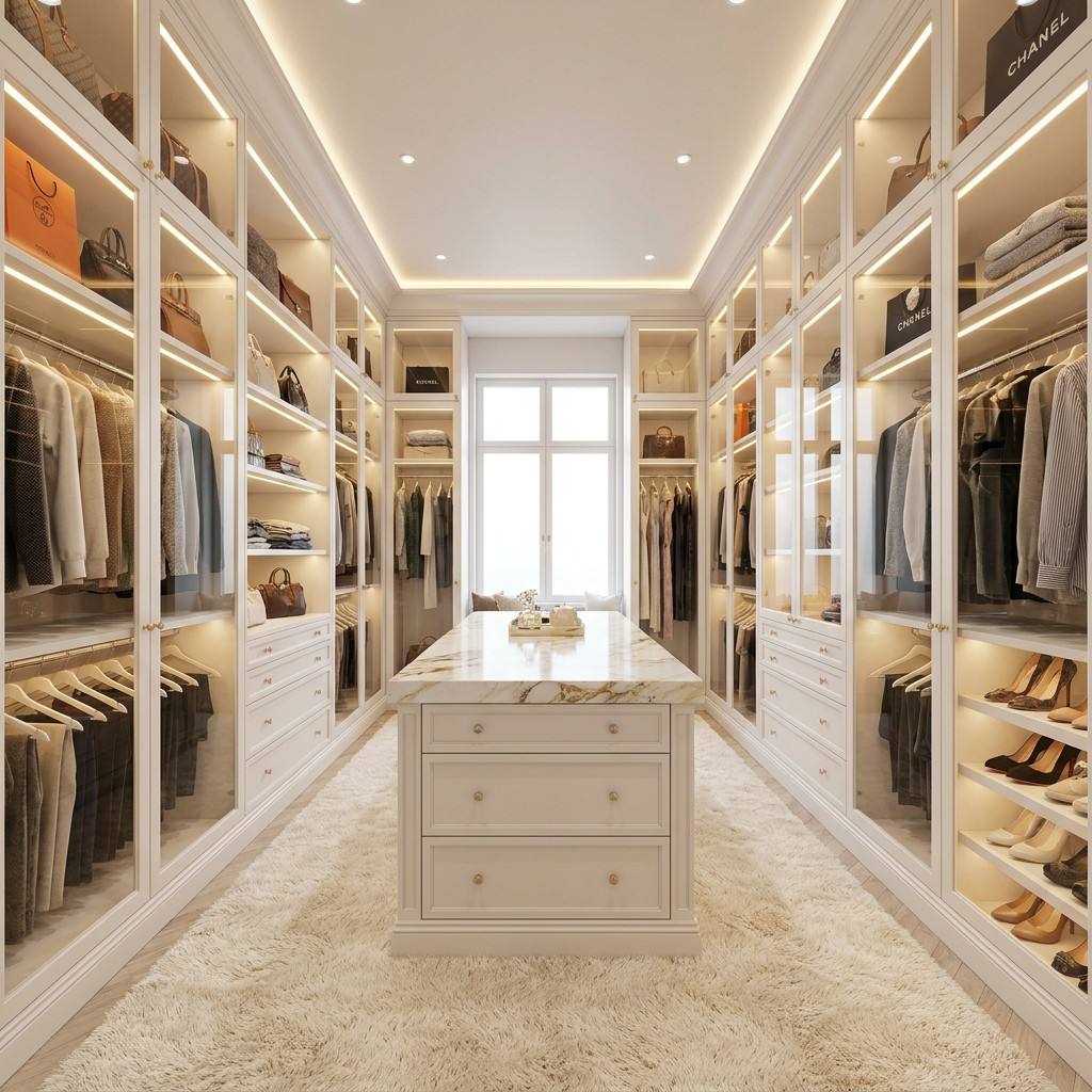 Customized Luxury Wardrobe Aluminum Wooden Wardrobe Cabinet Wardrobe Closets Systems