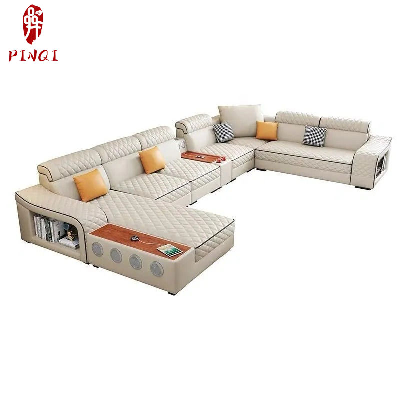 New Hot Selling 7 Seater Living Room Modern Luxury Sofa Set Fashion Design Sofa Combination Corner Room Sofa