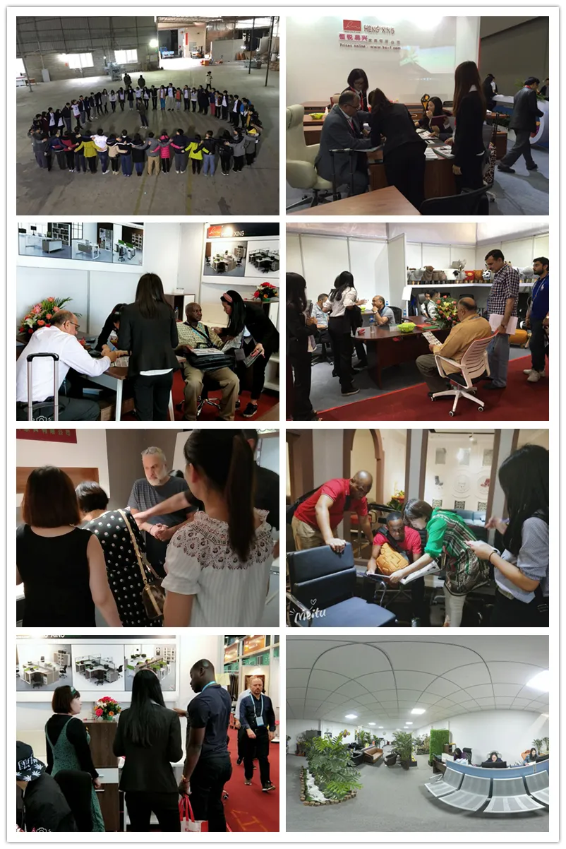 Showroom and Canteen Furniture Layout Example