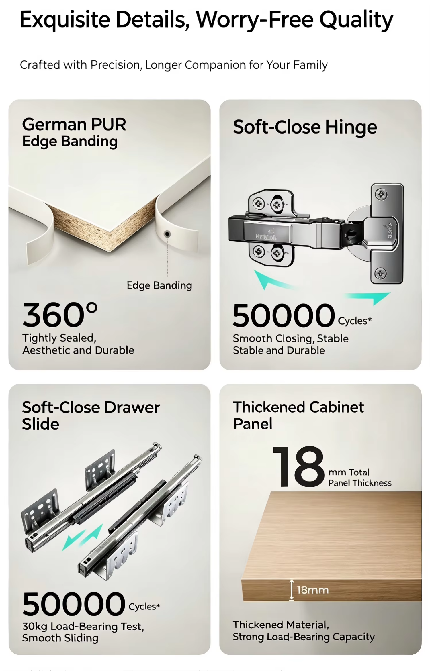 Modern Home Furniture Custom Built-In Closet Sliding Glass Door Wooden Wardrobes for Bedroom Hotel Storage
