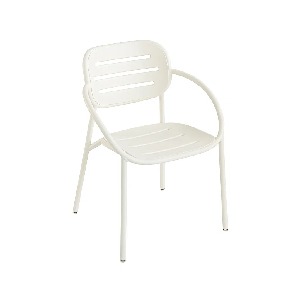 Aluminum Alloy Outdoor Dining Table and Chair Set for Balcony Courtyard Park