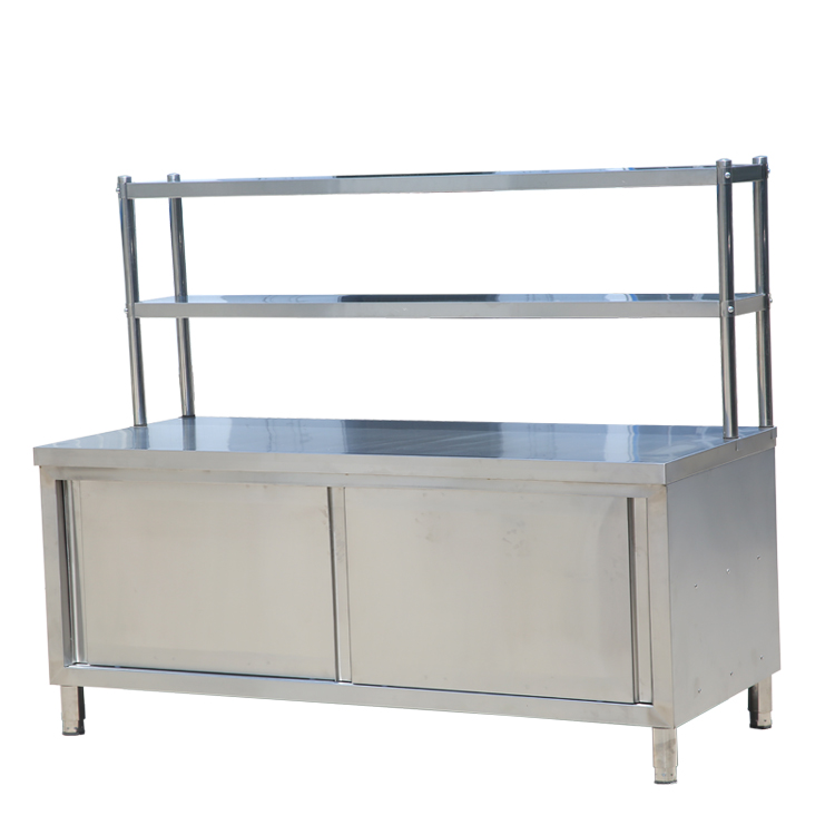 Stainless Steel Work Table Side View