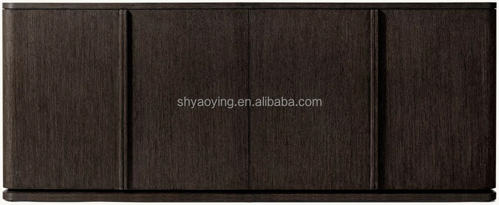 Rustic Natural Texture Wood Cabinet Close-up