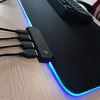 USB Type-C Hub Mouse Pad