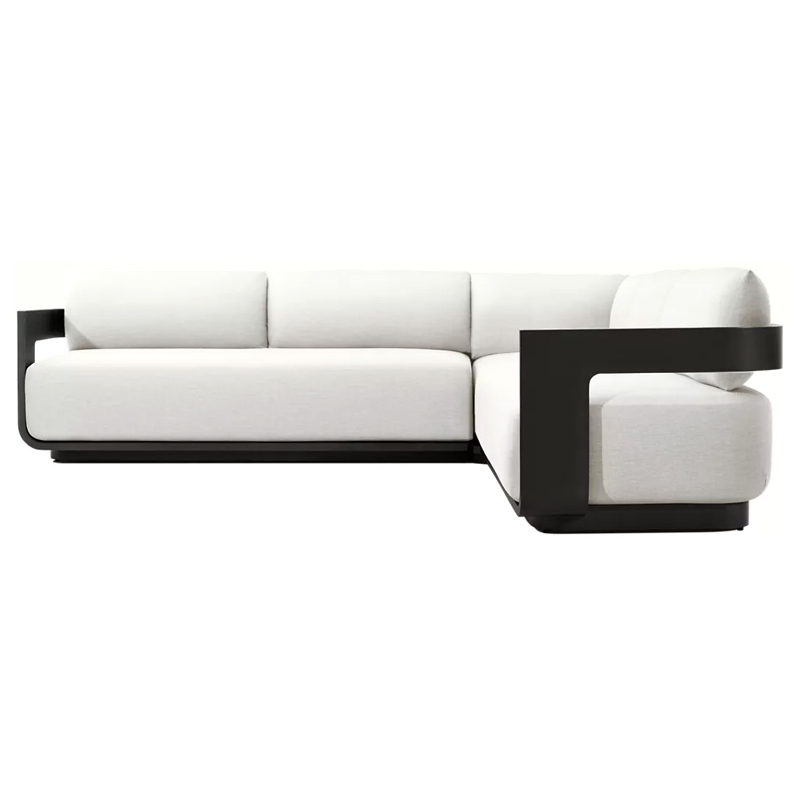 Aluminum Modern Garden Sofa Set Garden Outdoor Furniture Terrace Patio Outdoor Couch Sectional Luxury Courtyard Outdoor Sofa Set