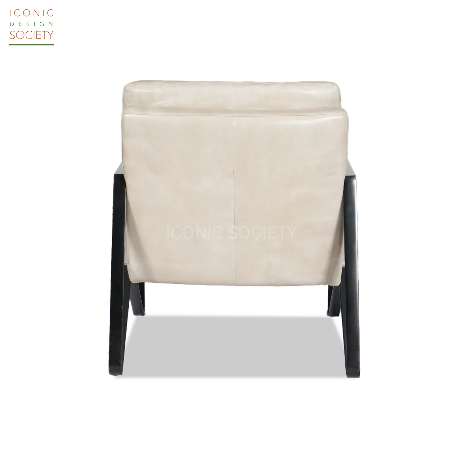 Modern Industrial Home Sitting Room Living Room Leisure Hotel Furniture Metal Iron Steel Pipe Genuine Leather Accent Arm Chair