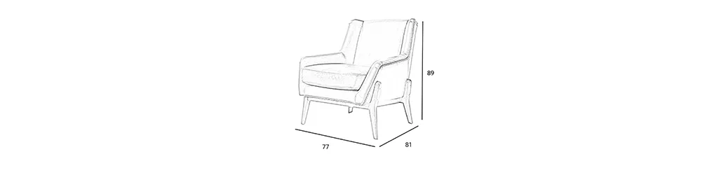 Armchair Dimensions Details