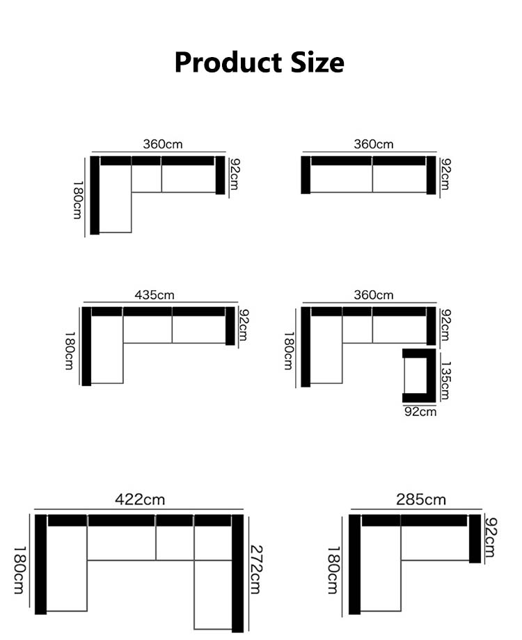 Living Room L Shape Sofa Setup