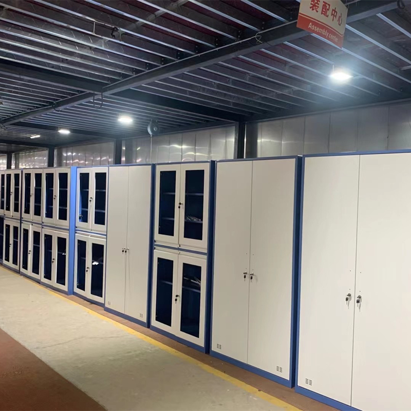 Top Quality Lab Vessel Cabinet Storage Chemical Resistant Steel Cabinet For Glasswares Durable Metal Laboratory Furniture