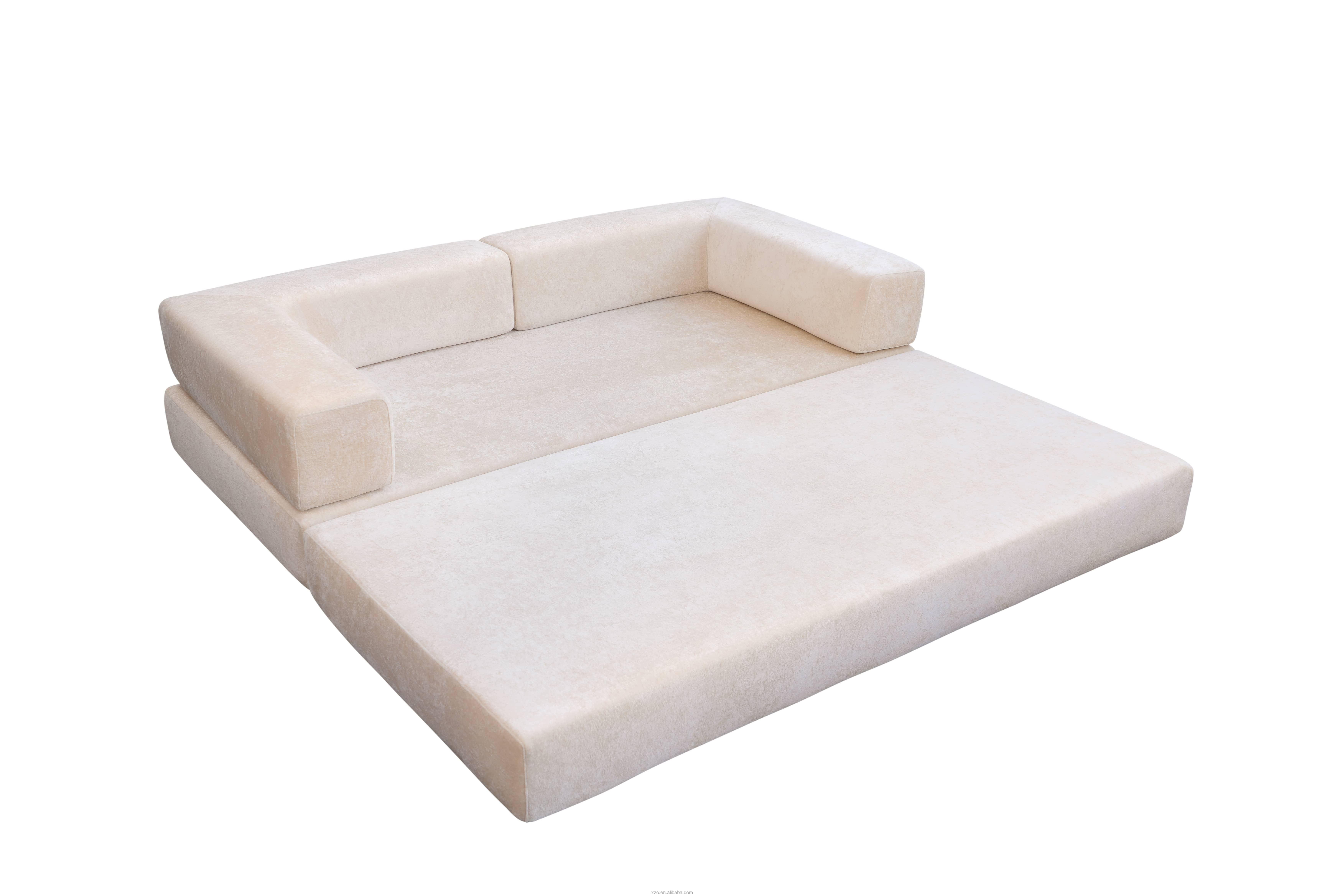 Modular Sofa Bed Double Living Room Sofa Customizable Comfort Foam